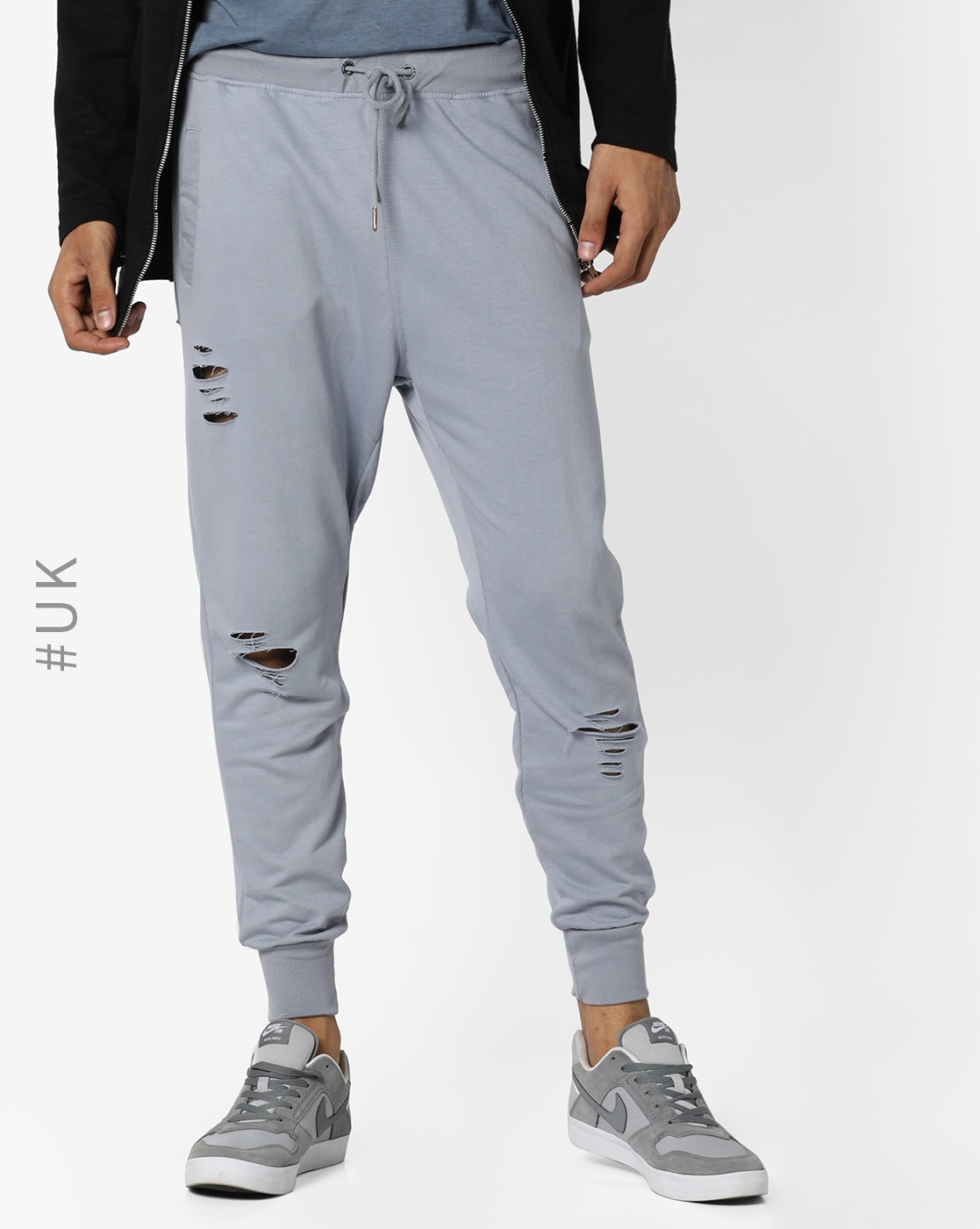 Buy Grey Track Pants for Women by Besiva Online  Ajiocom