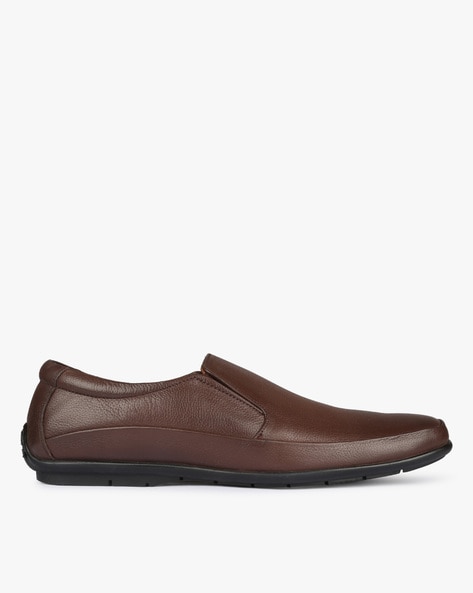 Egoss Panelled Slip-On Formal Shoes