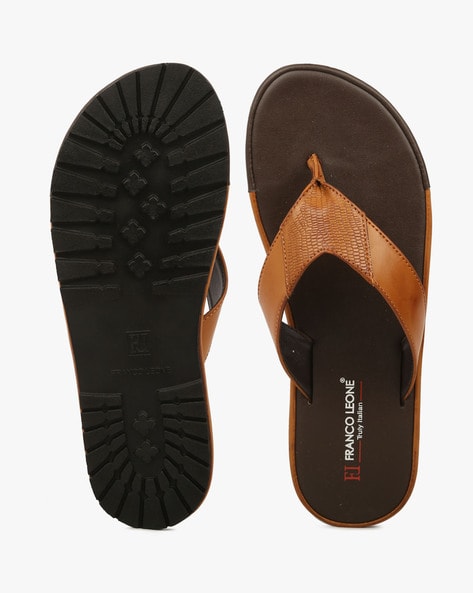 Buy Franco Leone Tan Toe Ring Sandals for Men at Best Price @ Tata CLiQ