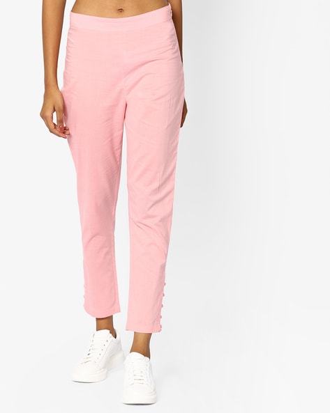 Sassafras Ankle-Length Pants with Potli Buttons