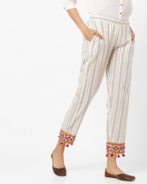 Ajio straight pants Clearance