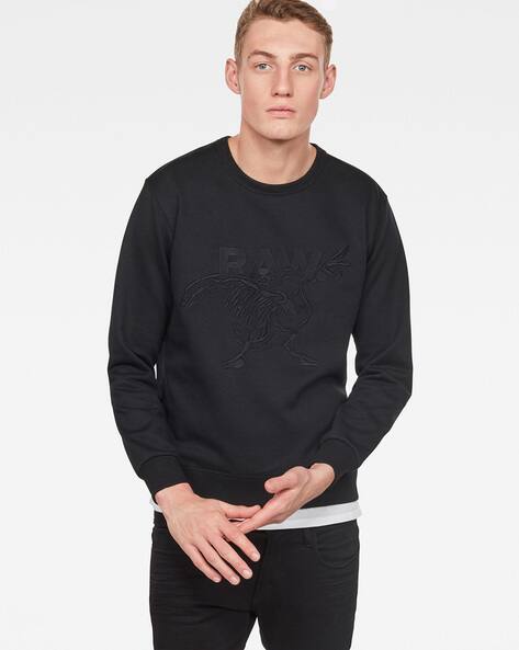 g star raw hoodie black