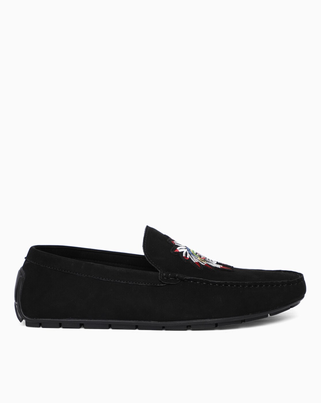 black casual loafers