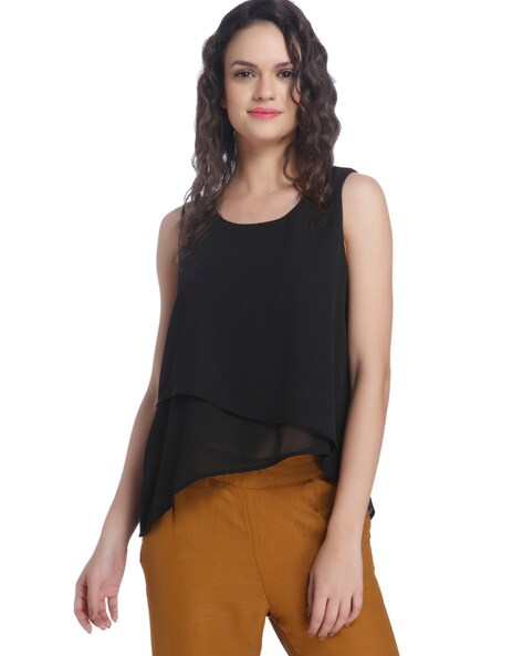 Buy Black Tops for Women by ONLY Online