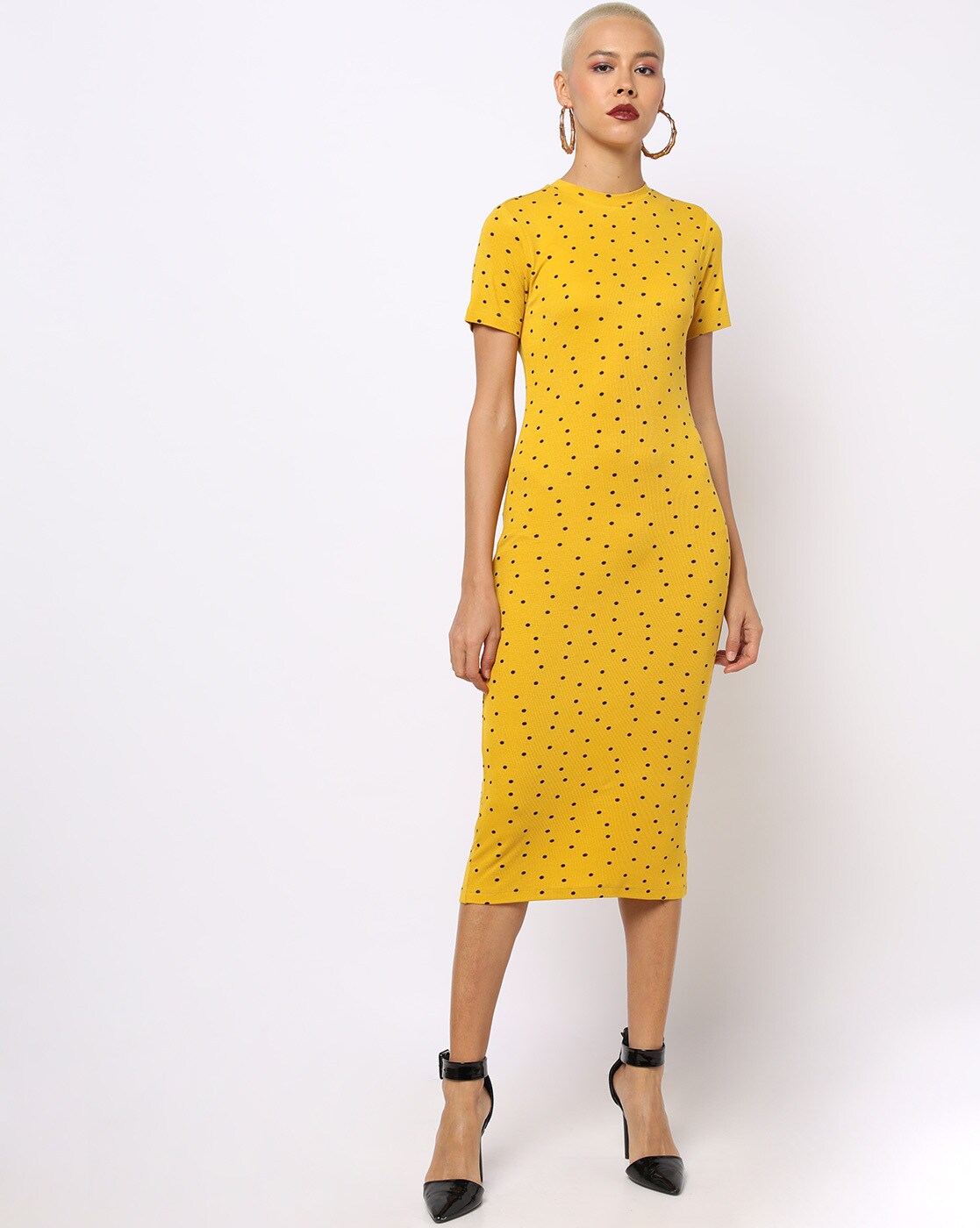 Buy Mustard Yellow Dresses for Women by RIO Online