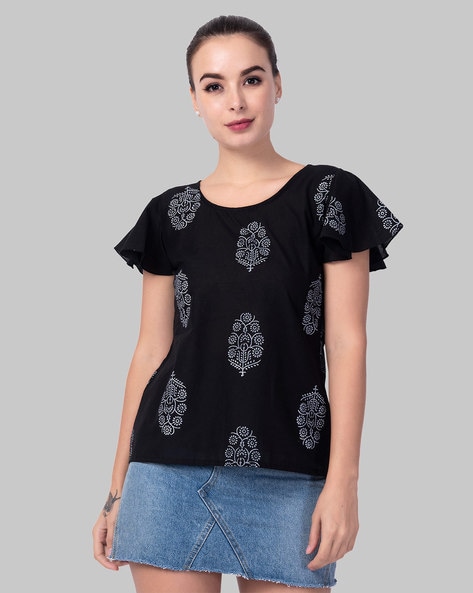 Block Print Top