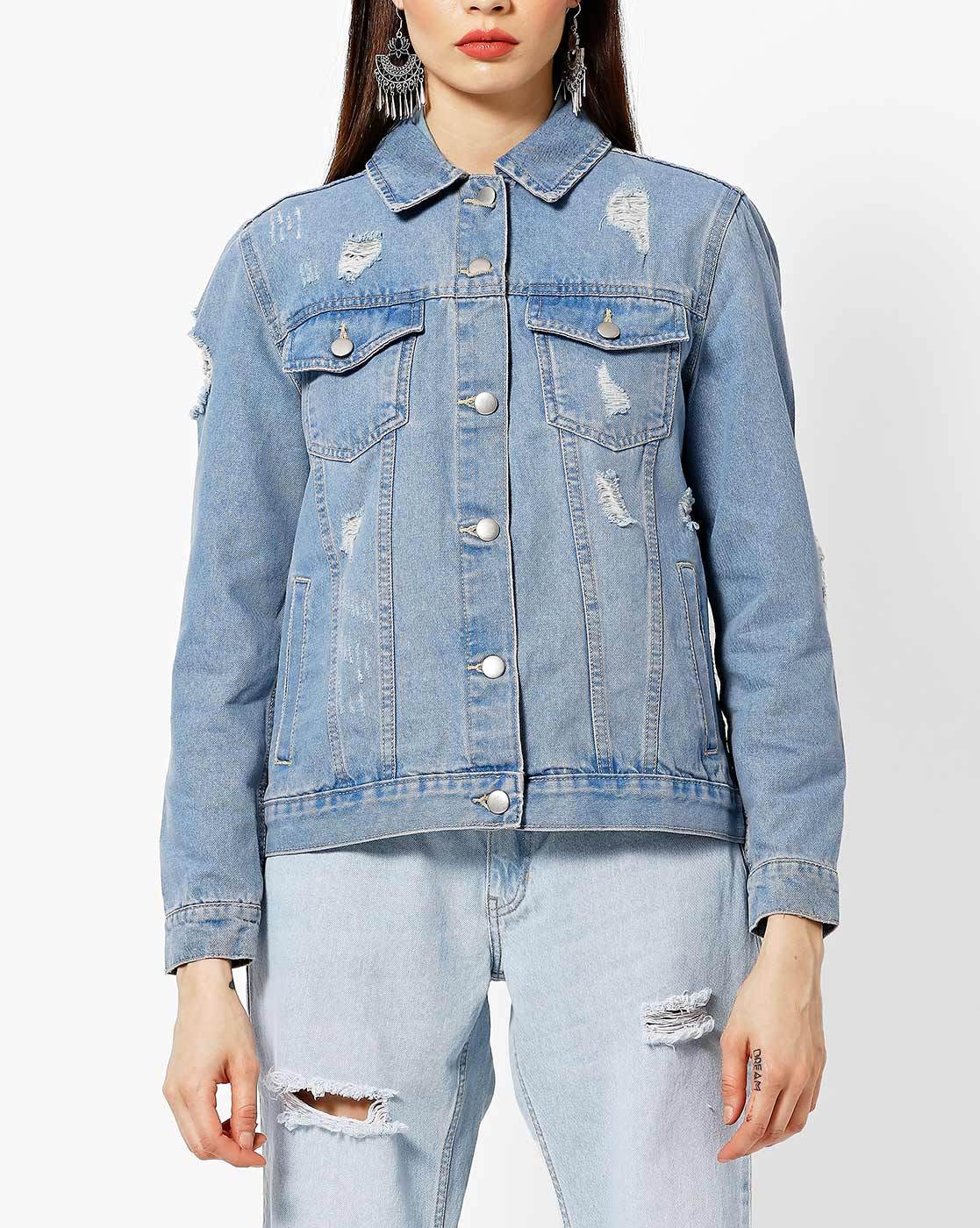 Buy Blue Jackets  Coats for Women by DNMX Online  Ajiocom