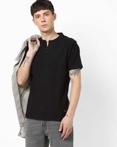 Black Tshirts for Men by DNMX Online 
