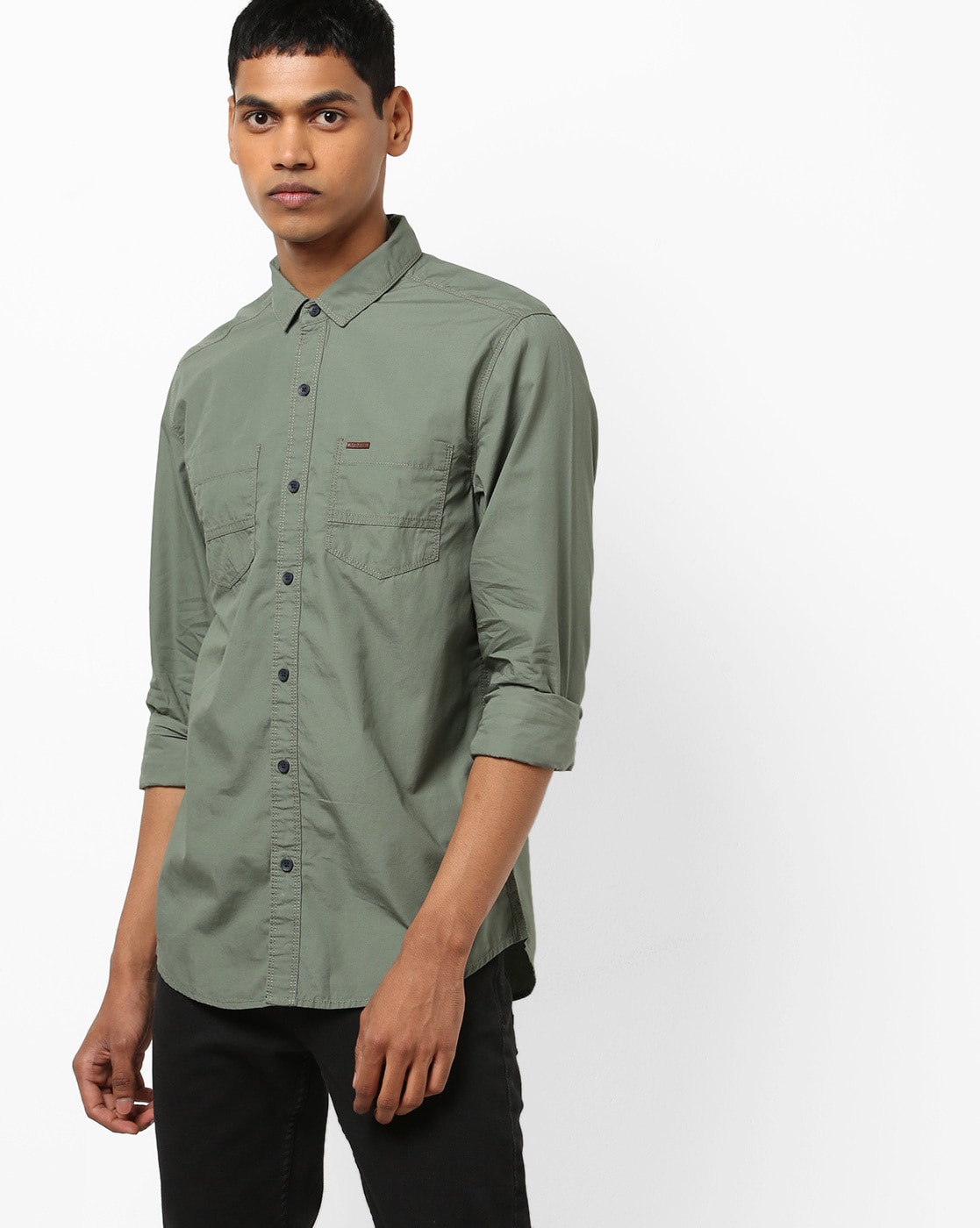 Buy Green Shirts for Men by WRANGLER Online 