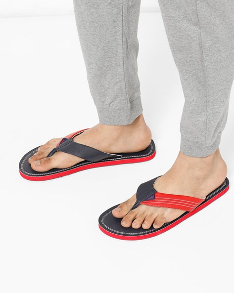 Buy Navy Blue Red Flip Flop Slippers for Men by Puma Online Ajio