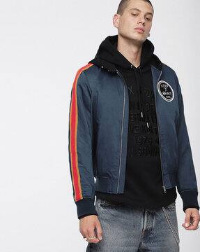 Diesel Hooded J-FOREST Bomber men - Glamood Outlet DIESEL studded