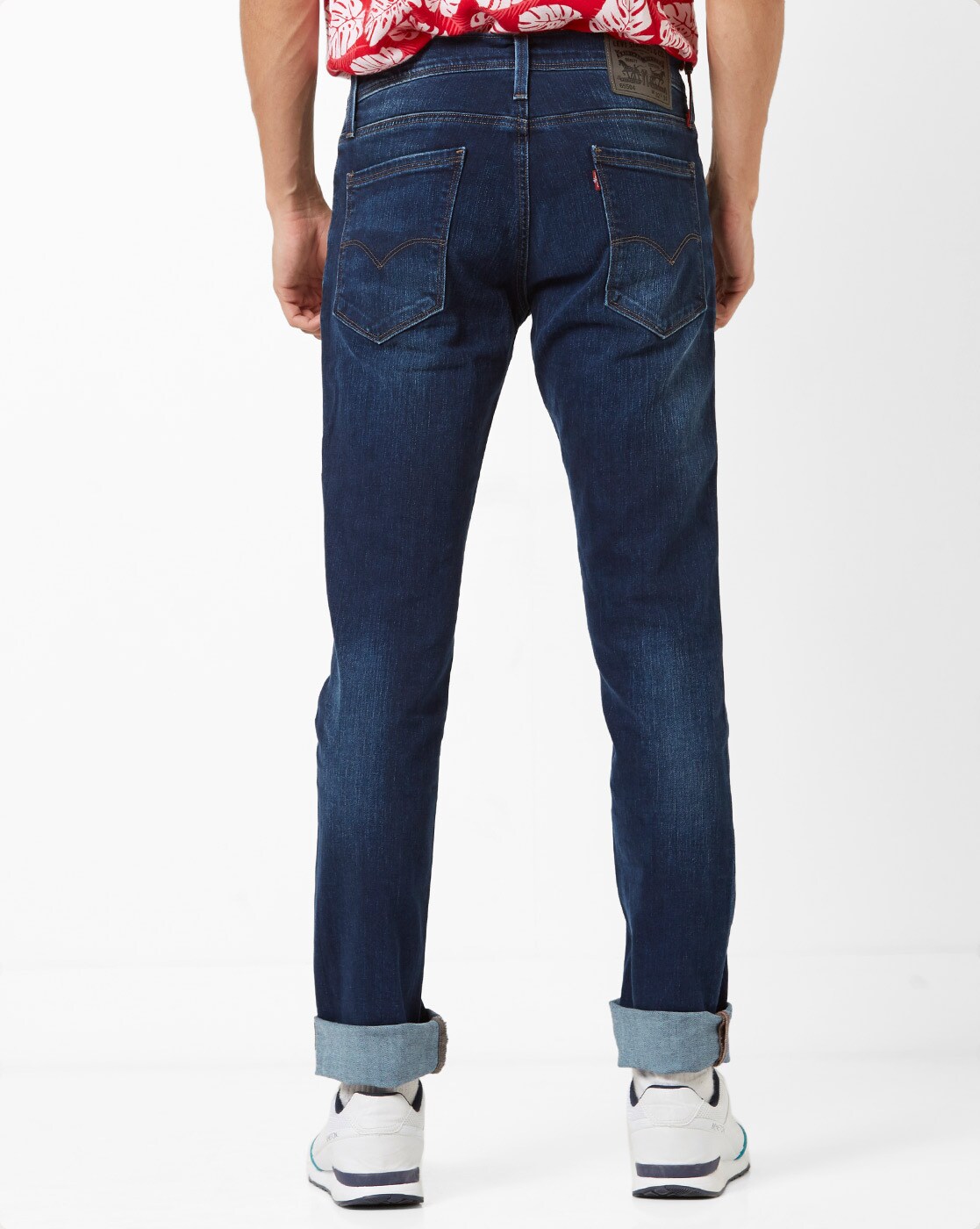 levis 65504 jeans red loop