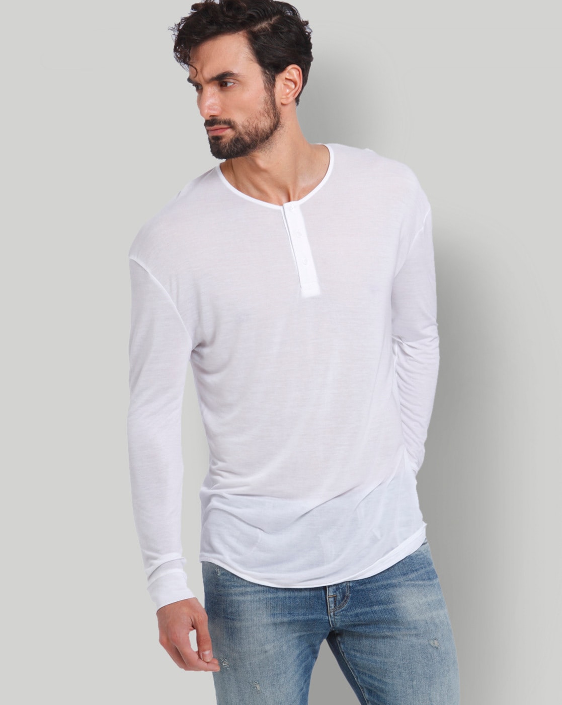 henley t shirt mens