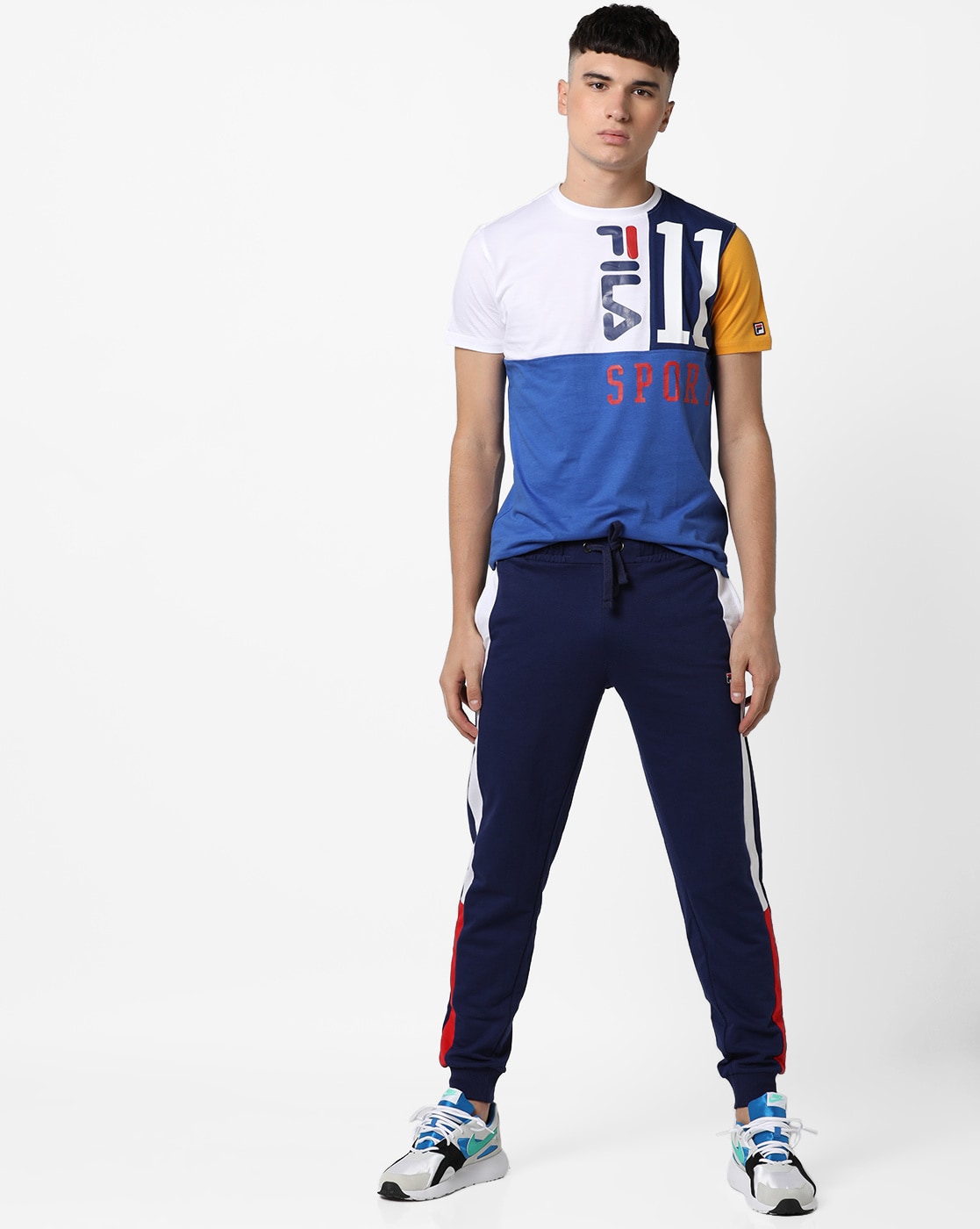 Buy Navy Blue Track Pants for Men by FILA Online