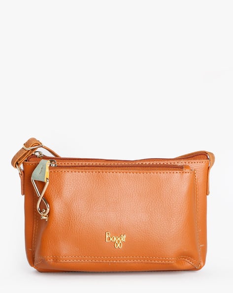 tan sling bag
