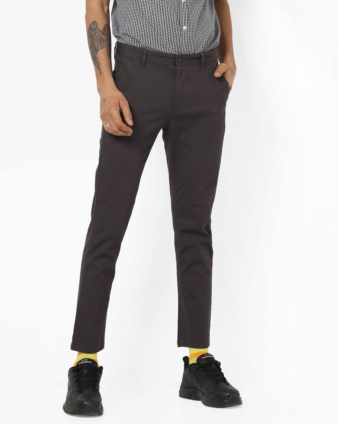 light grey slim fit chinos