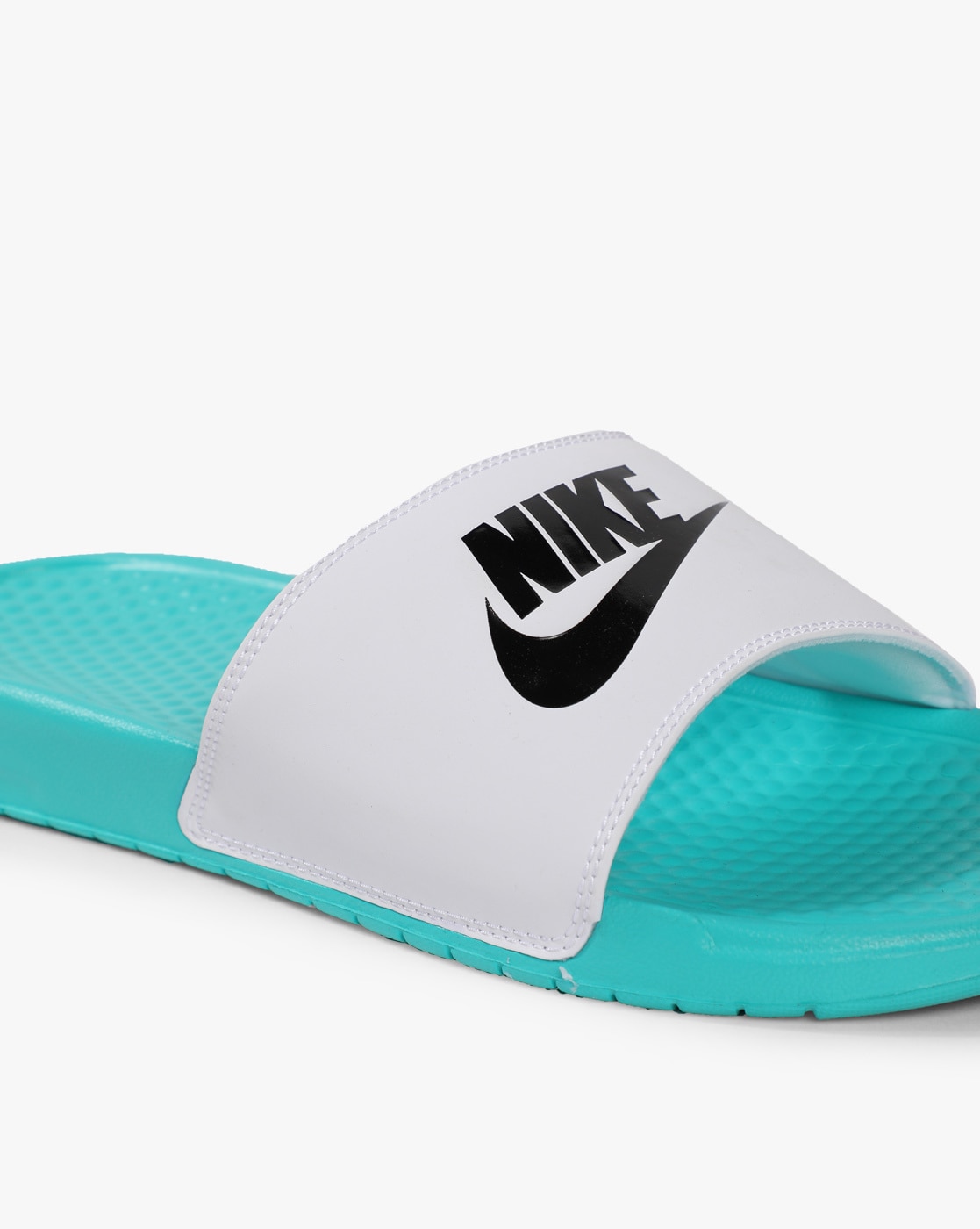 Nike benassi slides discount rainbow