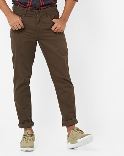 Buy United Colors of Benetton Grey Slim Fit Trousers for Mens Online  Tata  CLiQ