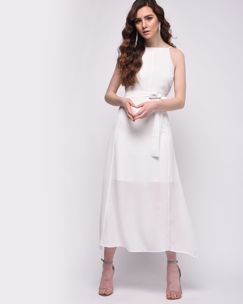 off white a line dress