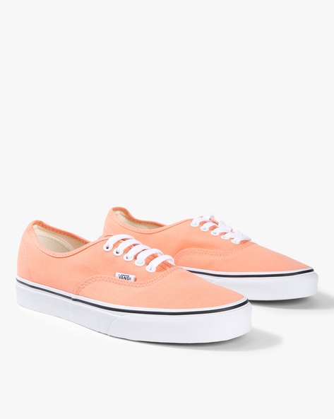 vans peach shoes