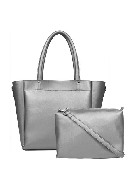 metallic tote handbags