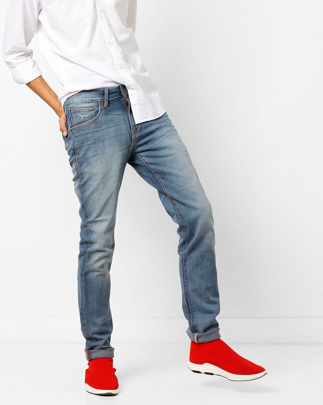 flying machine blue jeans