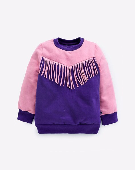 girls purple sweatshirt