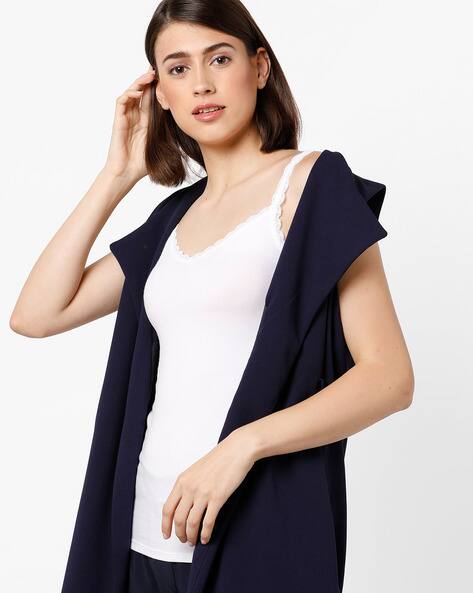 Camisole With Scalloped Lace Trims By Marks & Spencer ( White )