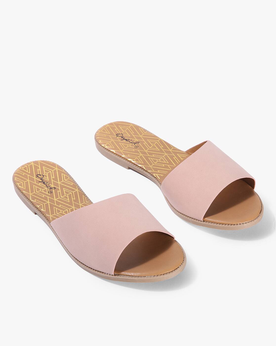 qupid blush sandals