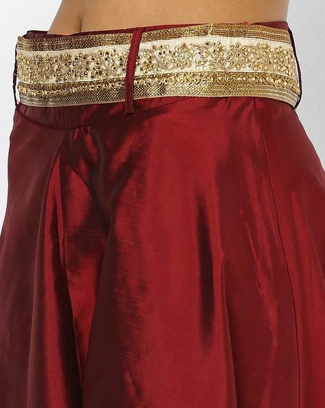 Buy Maroon Pants for Women by Ira Soleil Online