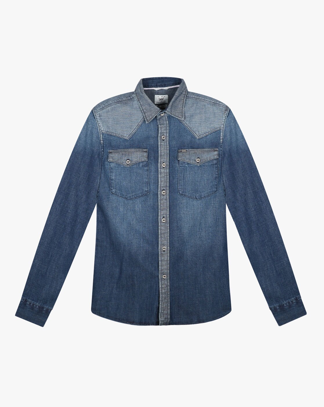 Men's Lee Denim Button Down Shirt