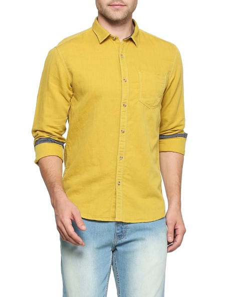 Buy Yellow Shirts for Men by PEOPLE 