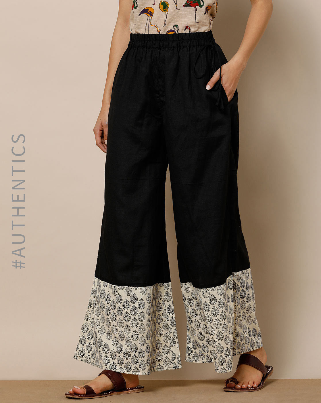 Buy Black Pants for Women by Molcha Online