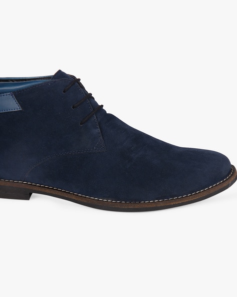 Blue suede sales chukka boots