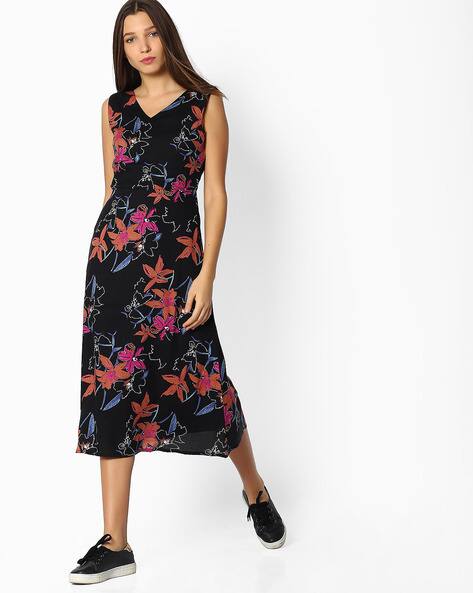 Floral Print Midi Dress