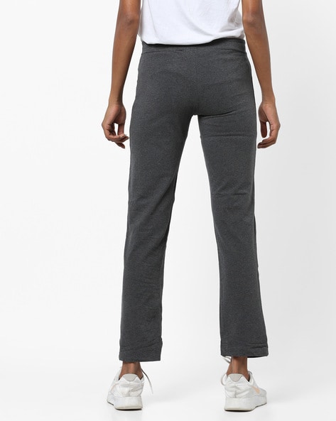 Women's Grey Straight-Leg Pants