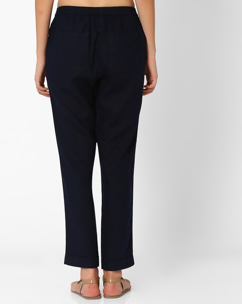 Topshop straight peg pants in black | ASOS