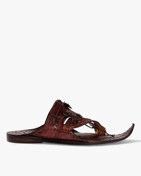 leather chappals online