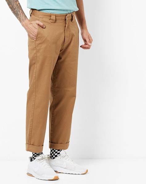 Celio Mid-Rise Flat Front Chinos