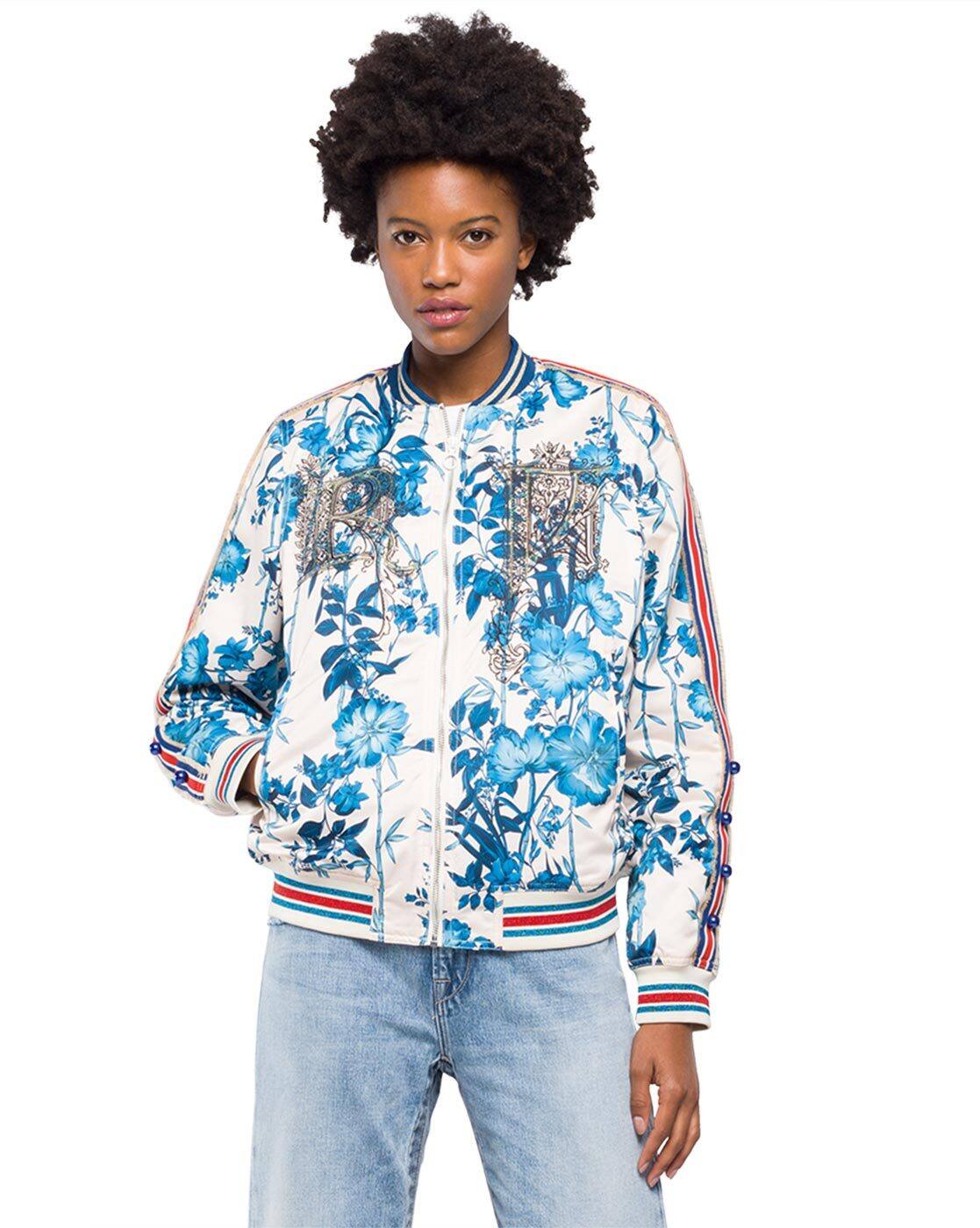 replay bomber jacket womens