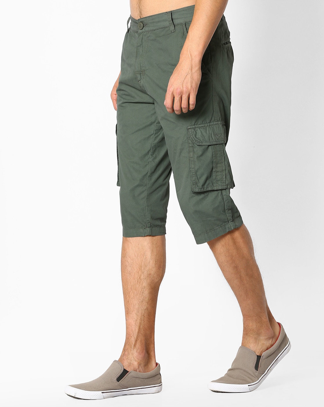 Uerlsty Mens Cotton Linen 3/4 Length Shorts Elasticated Waist Cargo Three  Quarter Pants - Walmart.com