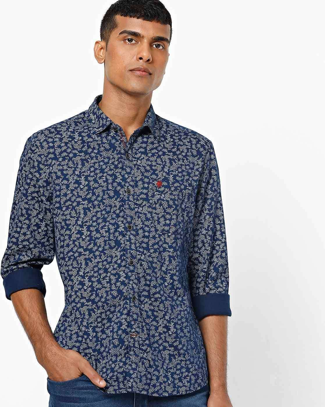 Buy Navy Shirts for Men by NETPLAY 