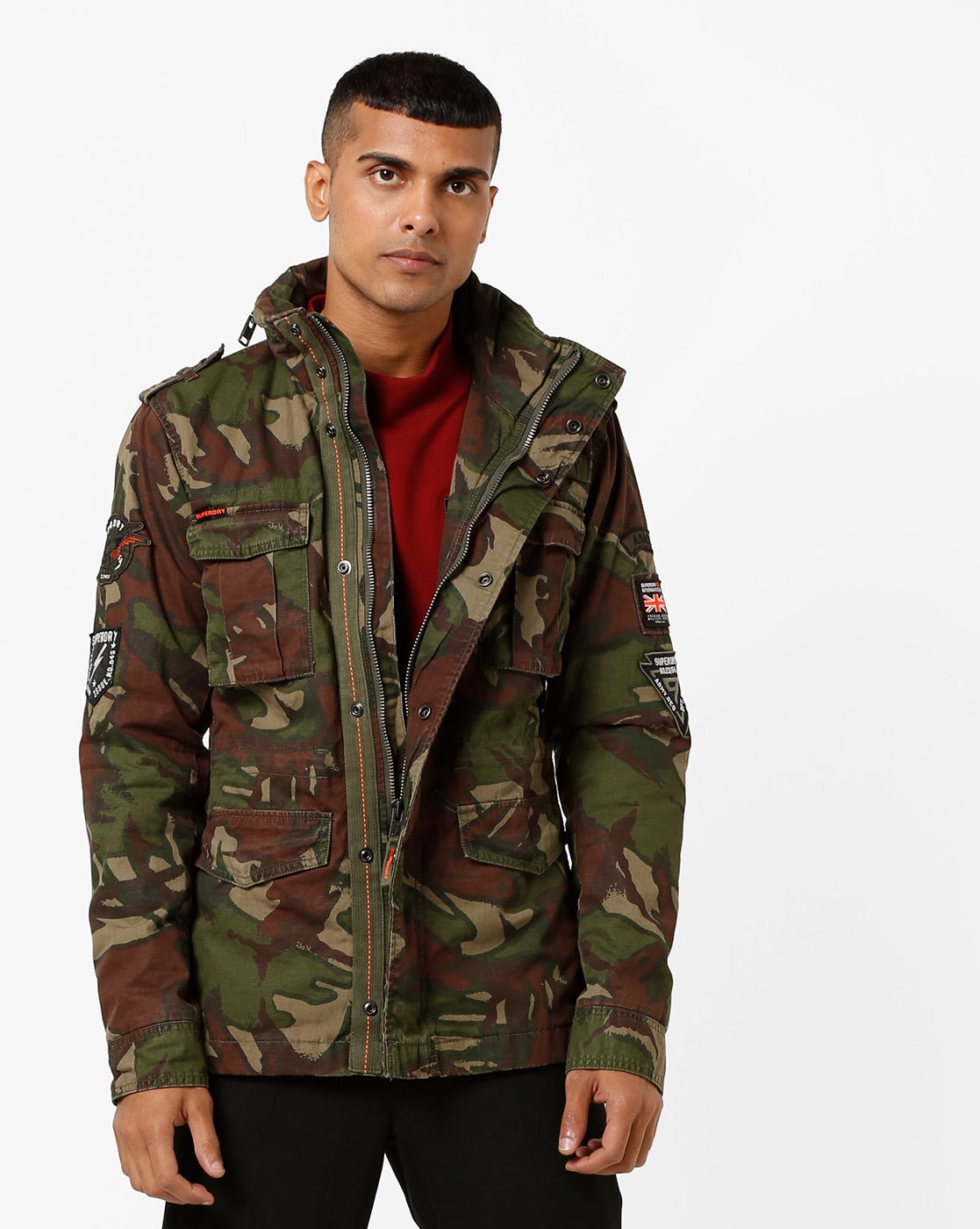 superdry olive green jacket