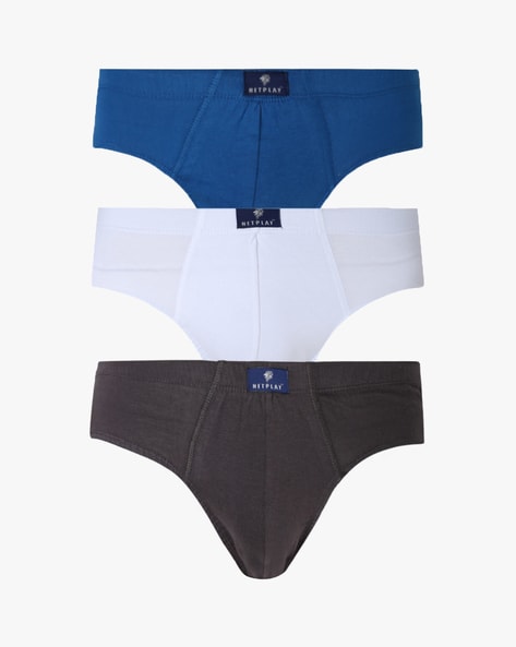 Buy Pack of 2 Mid-Rise Panelled Briefs Online at Best Prices in India -  JioMart.