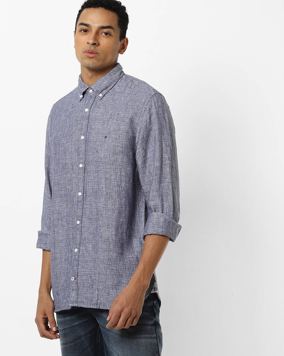 tommy hilfiger button down dress shirts