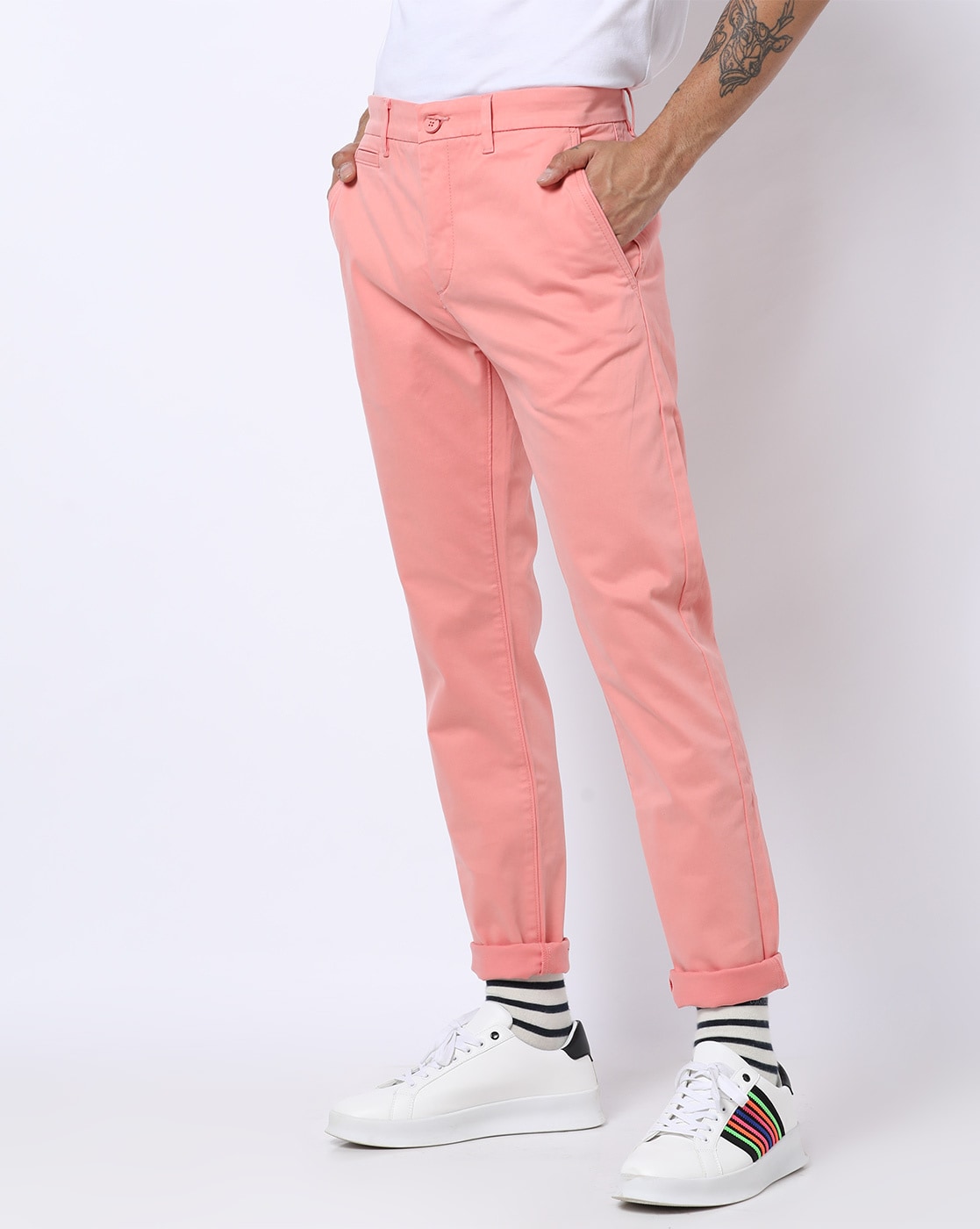 Buy Pink Trousers & Pants for Men by LEVIS Online 