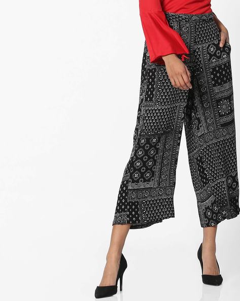 Printed Ankle-Length Palazzo Pants Price in India