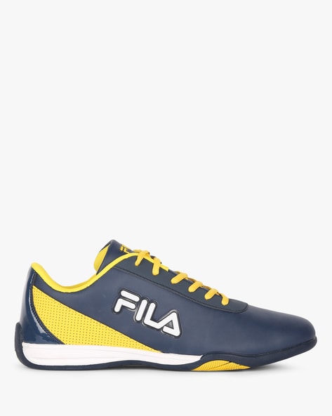 Fila yellow on sale and blue