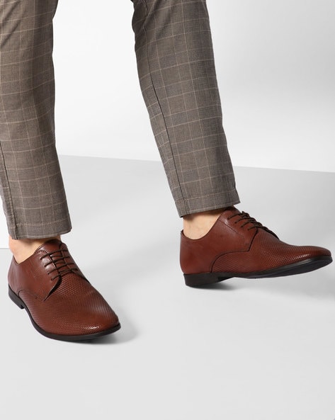 Brown Formal Shoes for Men by RED TAPE 