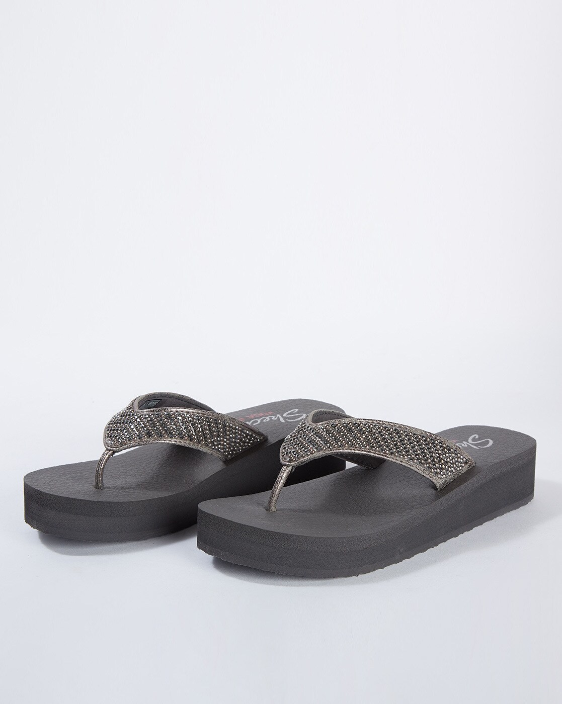 pewter flip flops